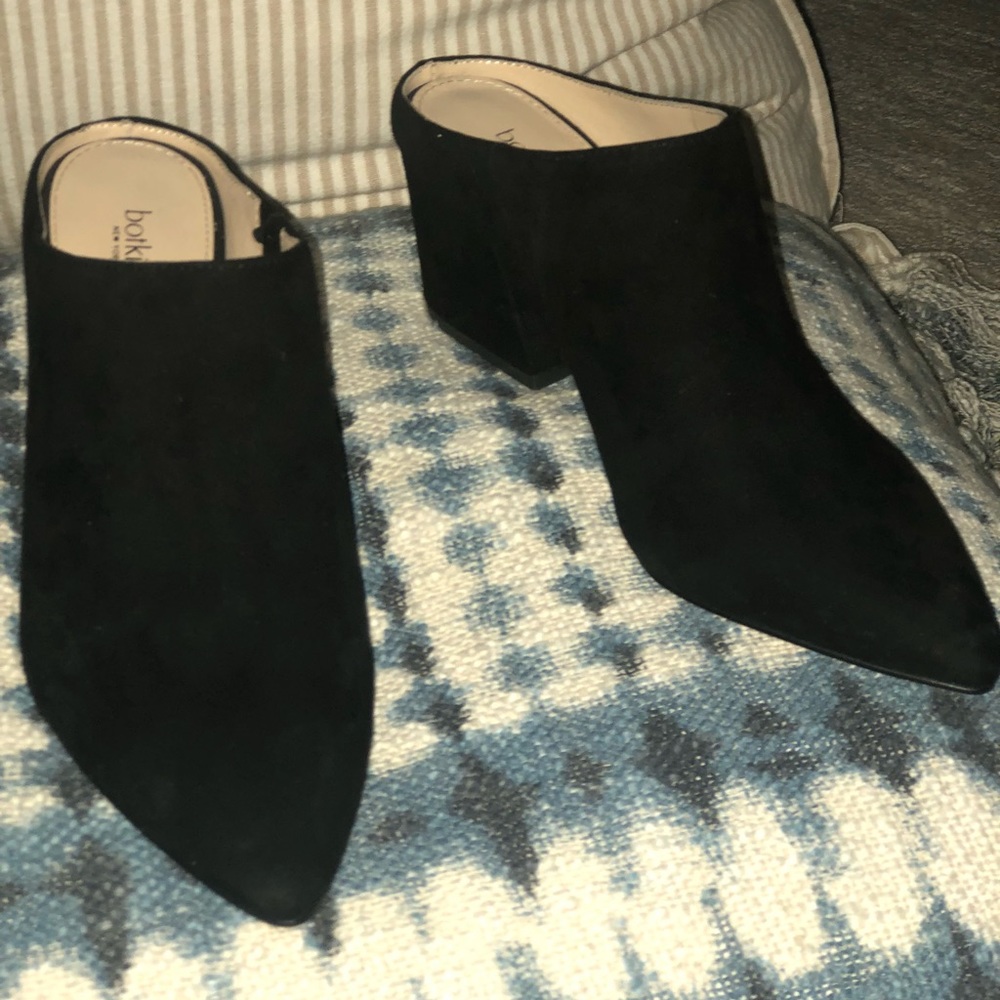 Botkier Shanna Mule - Black Suede - Sz 8 - NWOB!